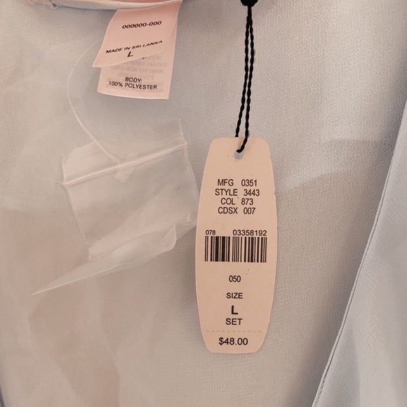 NWT Victoria’s Secret Chiffon Sleepwear Set - Picture 2 of 5